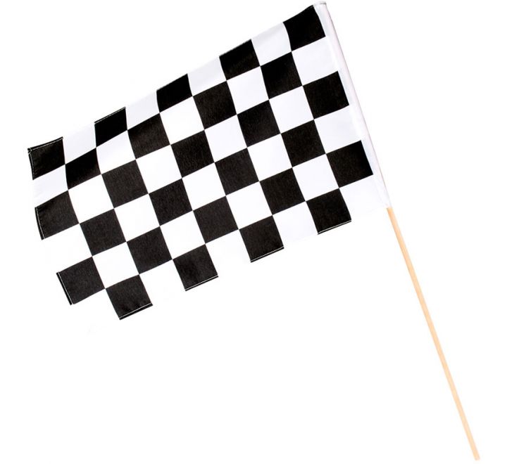 Checkered Hand Flag