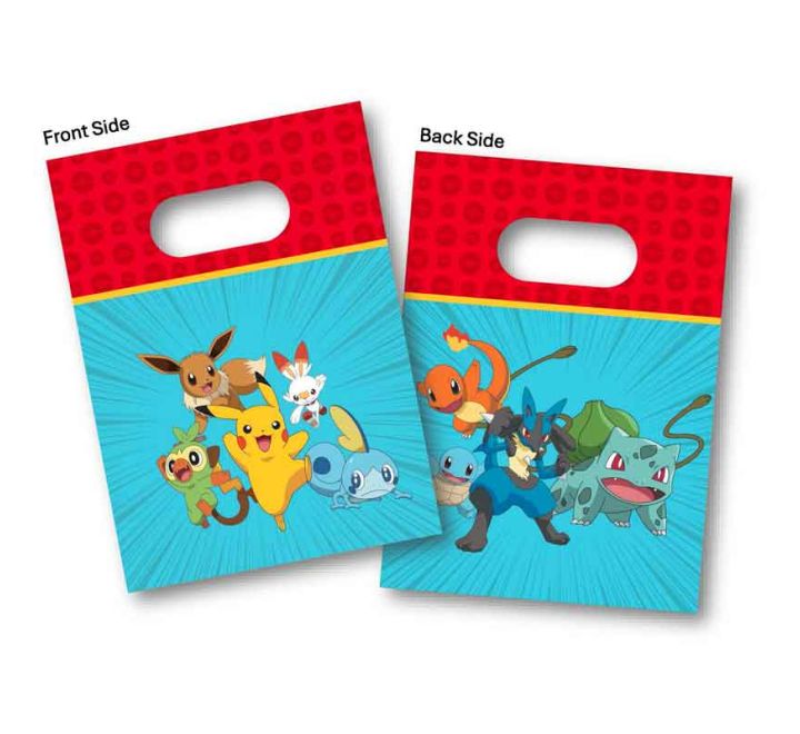 Pokemon Paper Bags ( 4 Pieces )