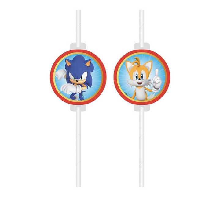 Sonic Paper Drinking Straws ( 4 Pieces )