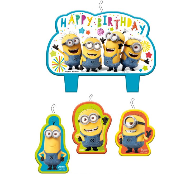 Despicable Me Minions Birthday Candles