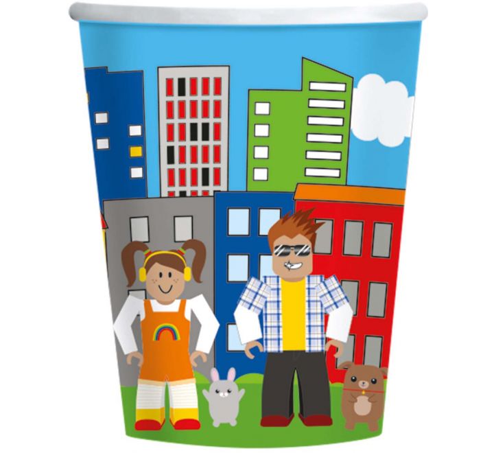 Roblox Party Town Cups (8 Pieces)