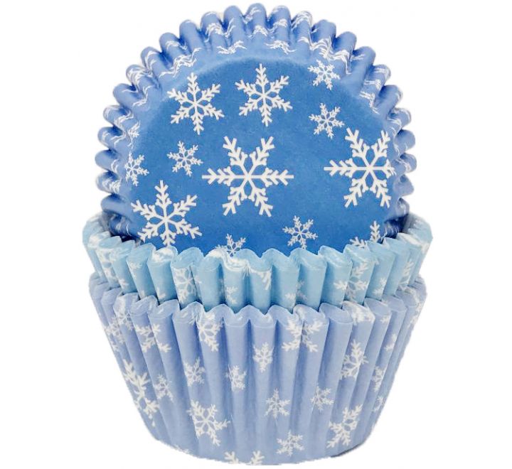 Snowflakes Cupcake Cases