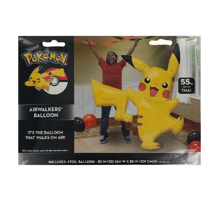 Pokemon Pikachu airwalker foil balloon