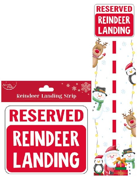 Christmas Reindeer Landing Strip