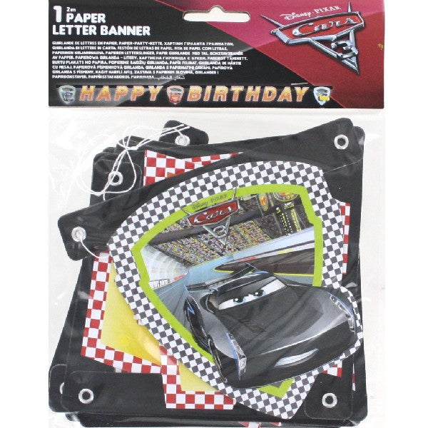 Disney Cars 3 Die-Cut Banner