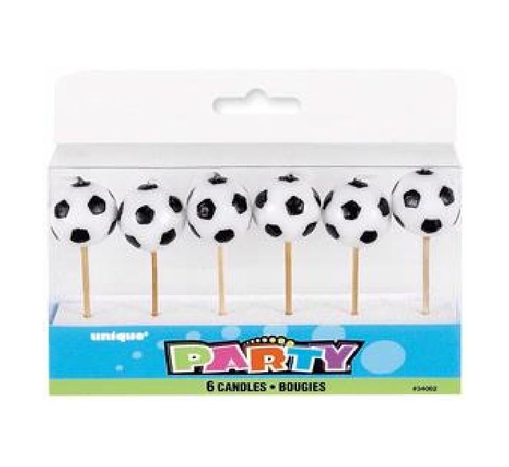 Football Pick Candles (6 Pieces)