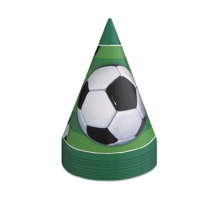 Football Party Hats (8 Pieces)