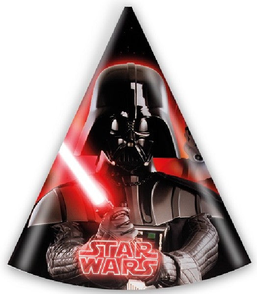 Star Wars Cone Party Hats 6PK