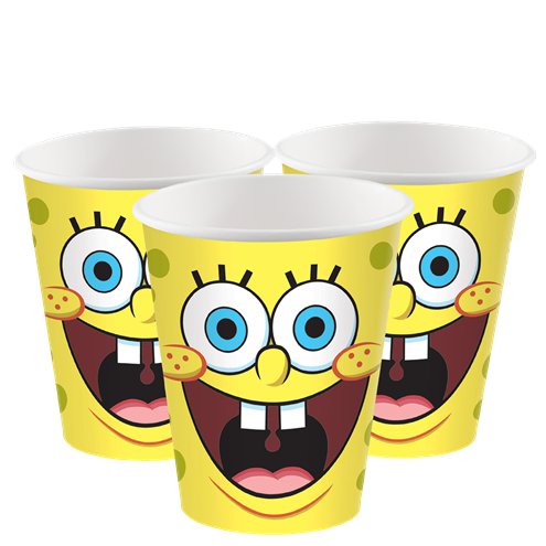 SpongeBob Paper Cups 266ml