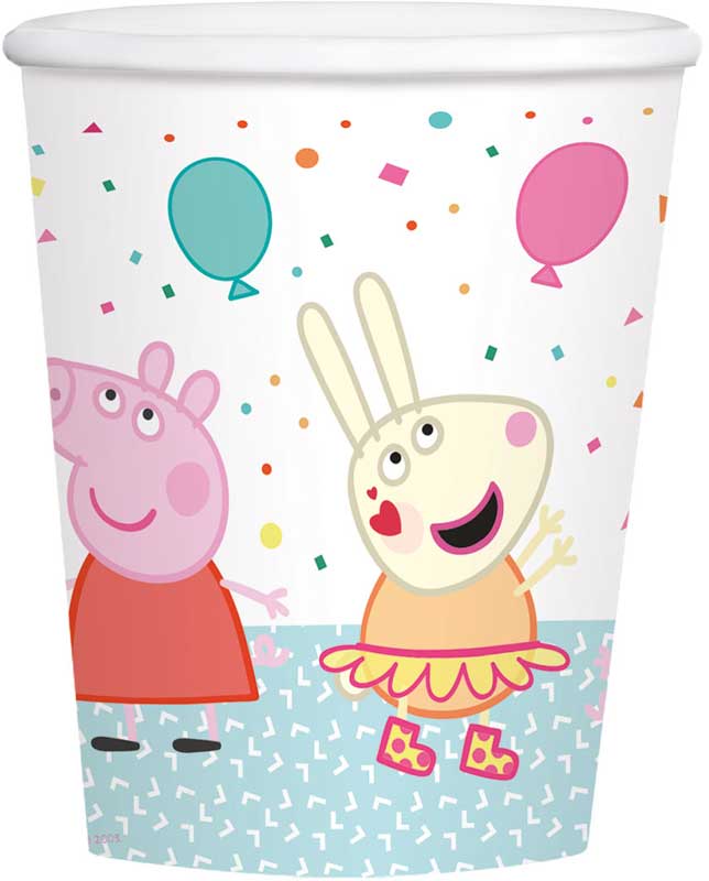 Peppa pig cups (8 pieces)