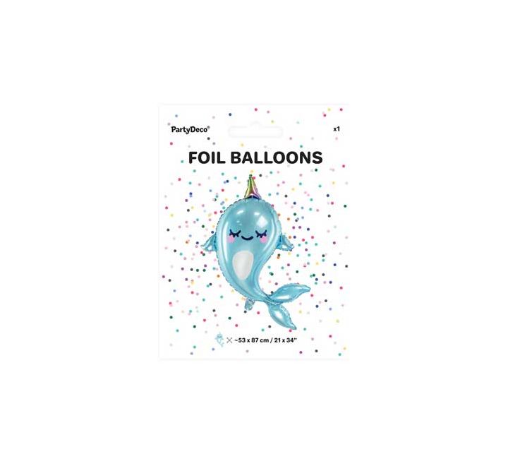 Narwhal Foil Balloon