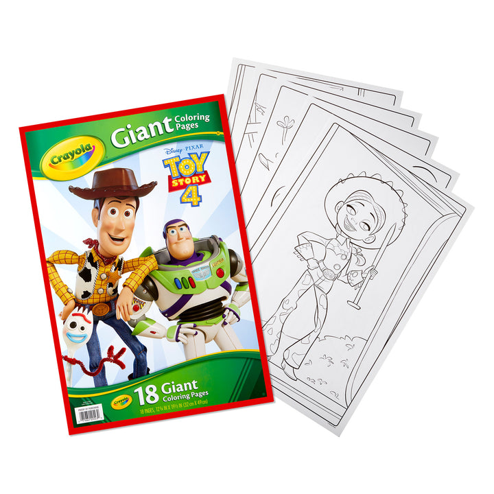 Crayola Giant Toy Story 4 Coloring Pages With Stickers