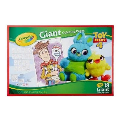 Crayola Giant Toy Story 4 Coloring Pages With Stickers