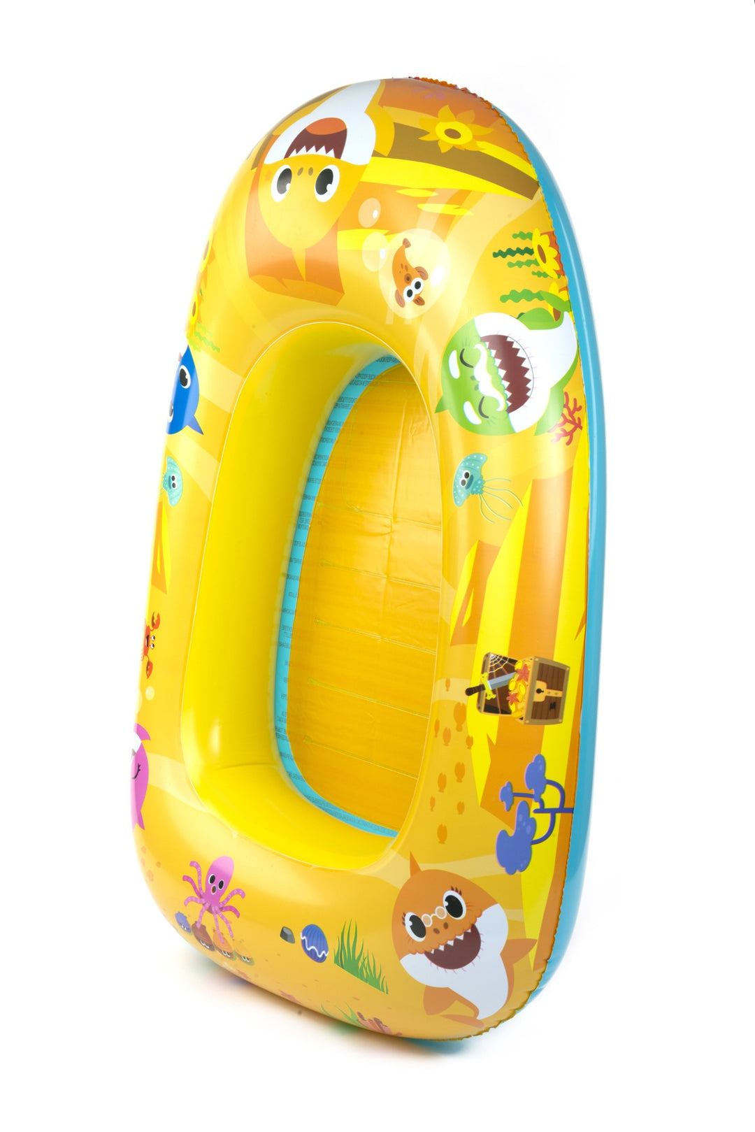 Baby Shark Inflatable Yellow Boat