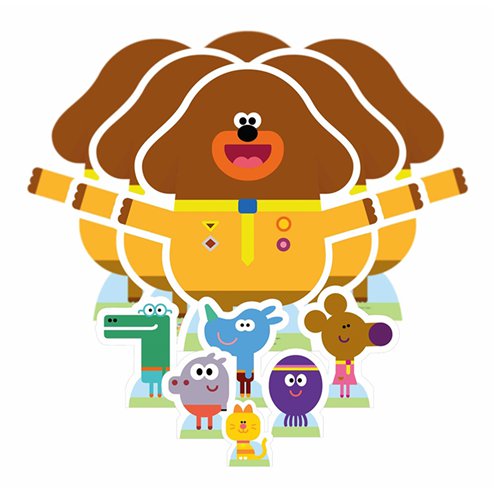 Hey Duggee & Squirrel Club Table Toppers Decorating Kit