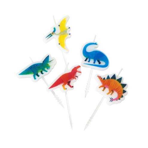 Little Party Dino Birthday Candles