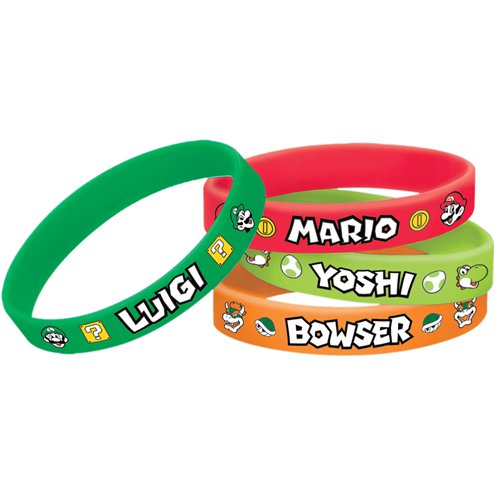 Super Mario Rubber Bracelets