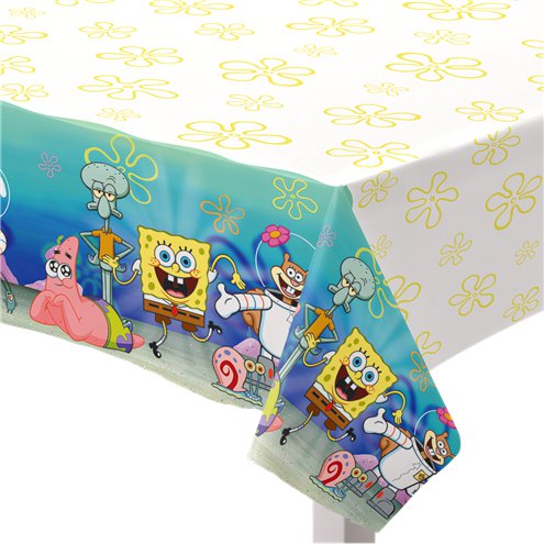 SpongeBob Paper Tablecover - 1.3 x 2.6m