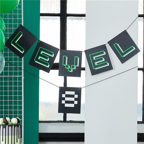 Gamer Level Up Add An Age Bunting