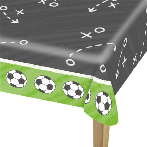 Football Kicker Party Paper Table Cover - 1.15m x 1.75m