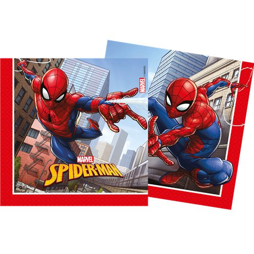 Spiderman Crime Fighter Paper Napkins - 33cm
