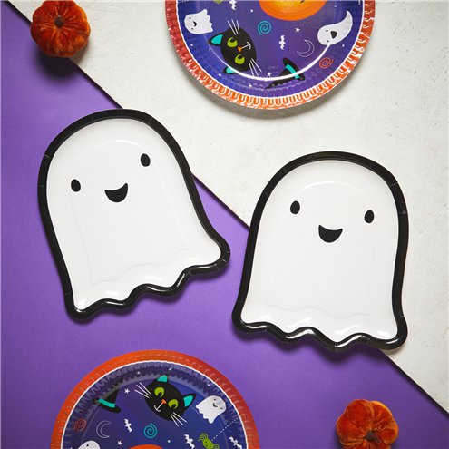Hallo-ween Friends Shaped Plates