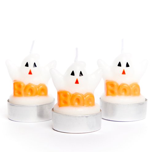 Ghost Tea Light Candles - 5cm (3)