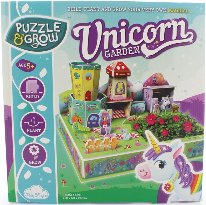 Puzzle And Grow - Unicorn Garden