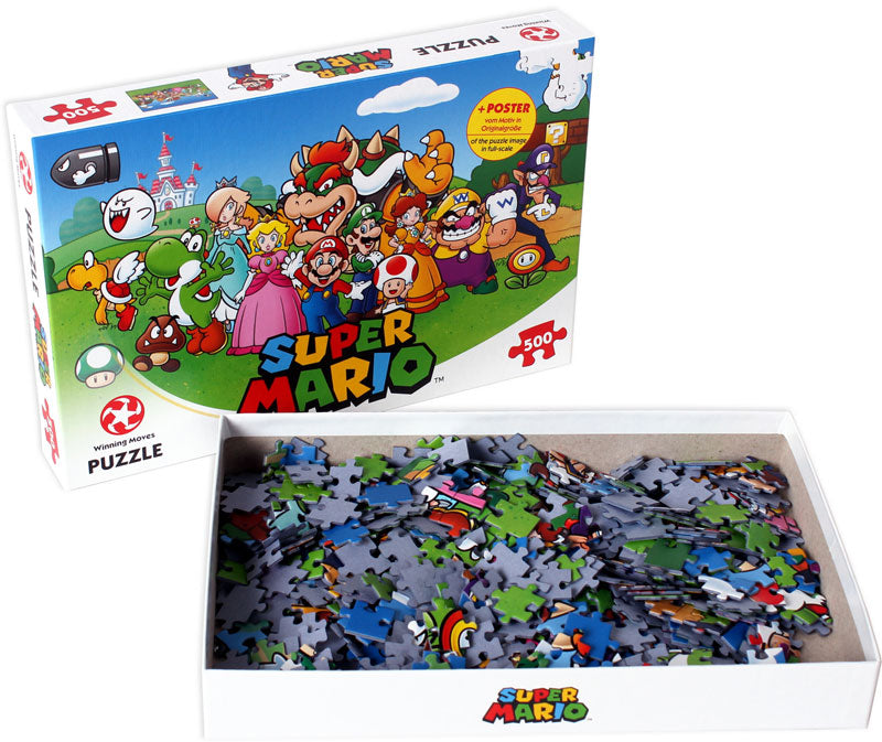 Puzzle Mario Kart And Friends 500pc