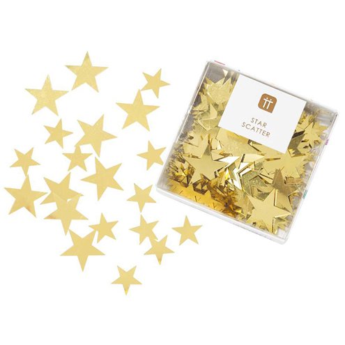 Luxe Gold Star Confetti Box